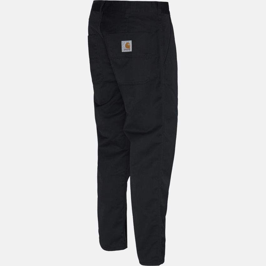 Carhartt WIP Trousers ABBOT PANT I025813 BLACK RINSED